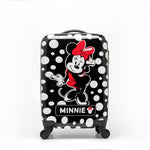 Disney - Minnie Mouse DIS207 19in Small 4 Wheel Hard Suitcase - Black