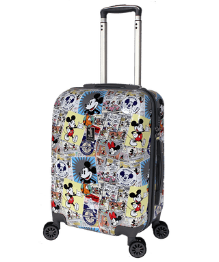 Disney - Comic 19in Small 4 Wheel Hard Suitcase