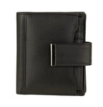 Franco Bonini 21-01 Black RFID leather wallet removable card holder