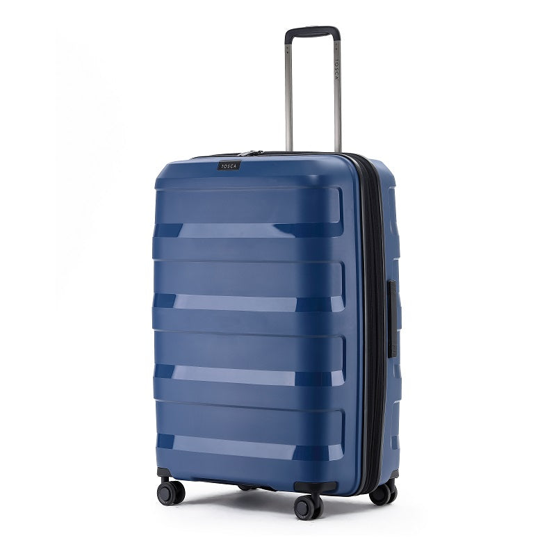 Tosca - Comet 29in Large 4 Wheel Hard Suitcase - Storm Blue-1