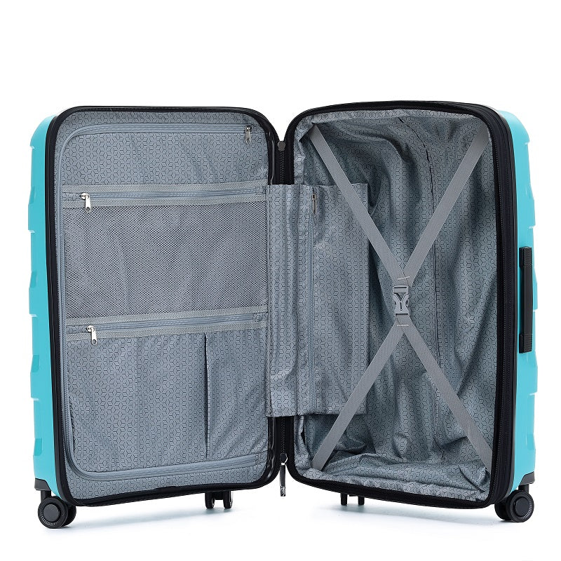 Tosca - Comet 29in Large 4 Wheel Hard Suitcase - Teal-4