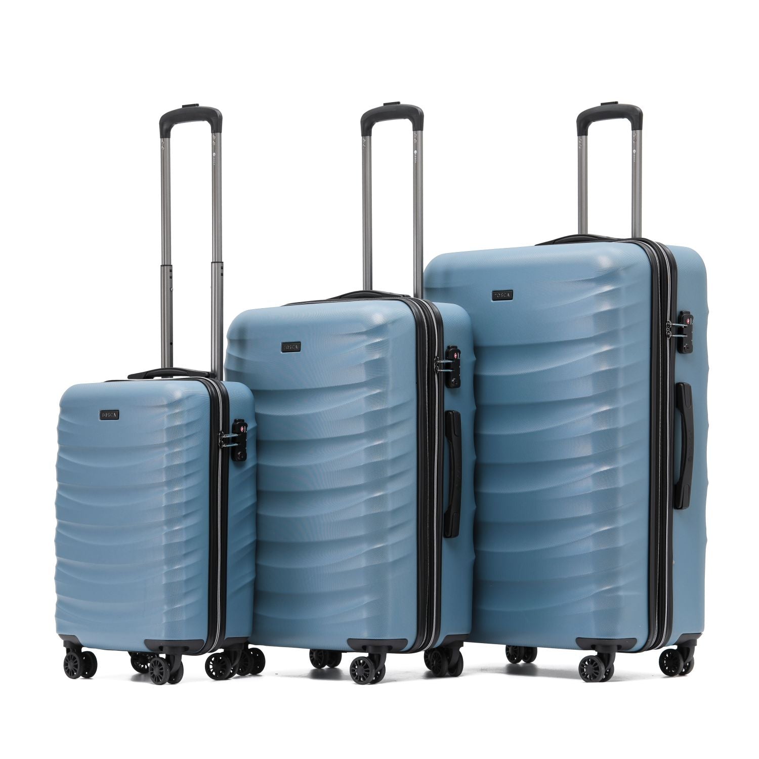 Tosca - Intersteller set of 3 suitcases - Blue-1