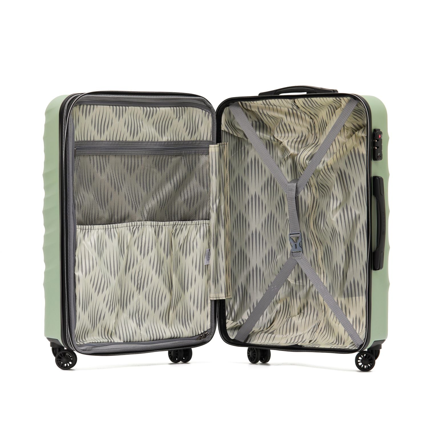 Tosca - Intersteller set of 3 suitcases - Oil Green-3