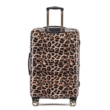 Tosca - TCA111 29in Large 4 Wheel Hard Suitcase - Leopard - 0