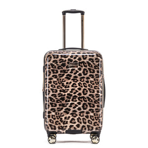 Tosca - TCA111 25in Medium 4 Wheel Hard Suitcase - Leopard
