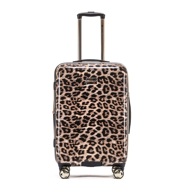 Tosca - TCA111 25in Medium 4 Wheel Hard Suitcase - Leopard