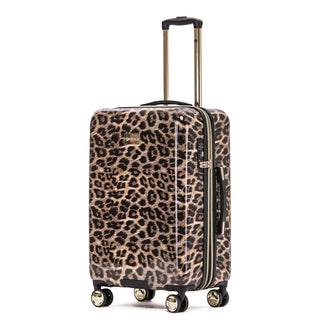 Tosca - 25in Medium 4 Wheel Hard Suitcase - Leopard
