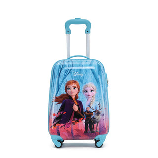 Disney - Frozen DIS167 17in Small 4 Wheel Hard Suitcase - Blue