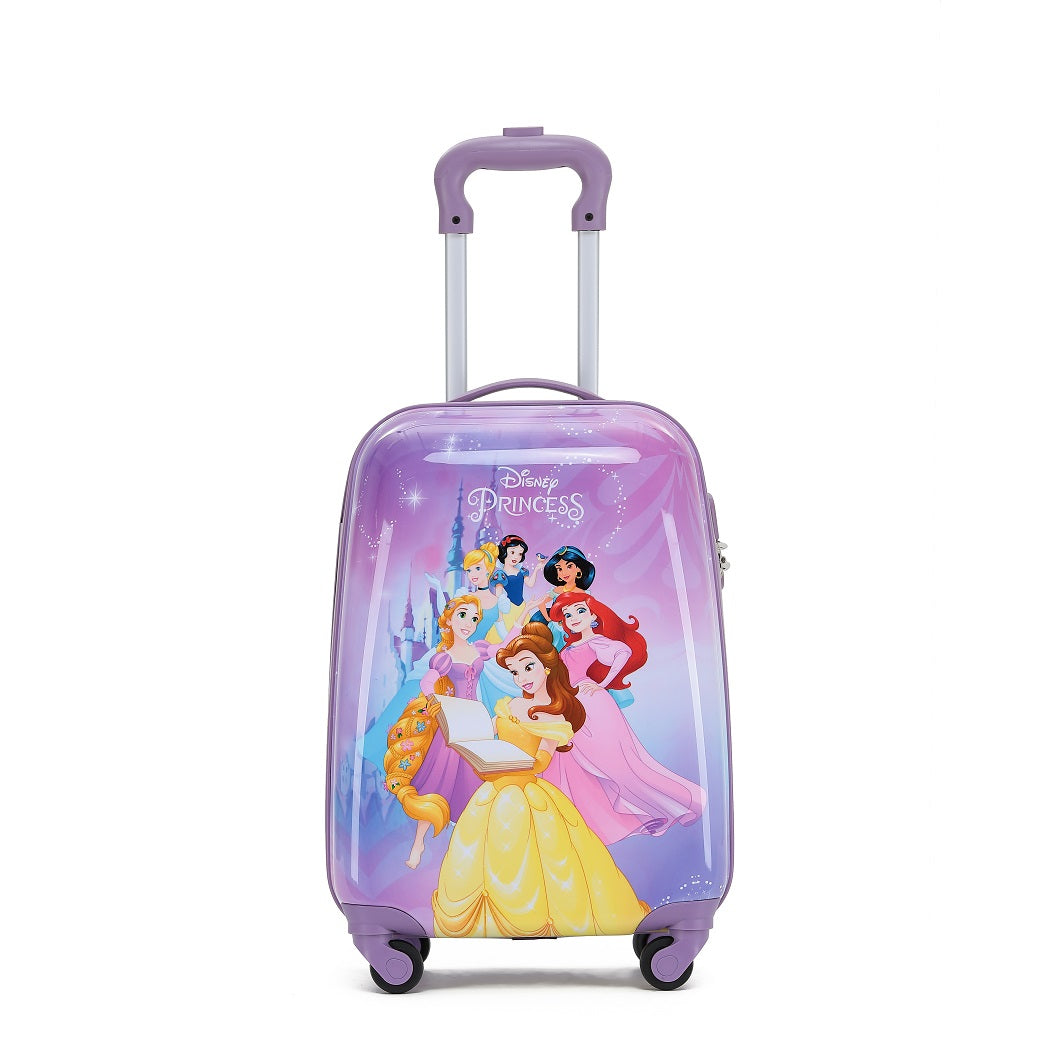 Disney - Princesses DIS168 17in Small 4 Wheel Hard Suitcase - Purple-1