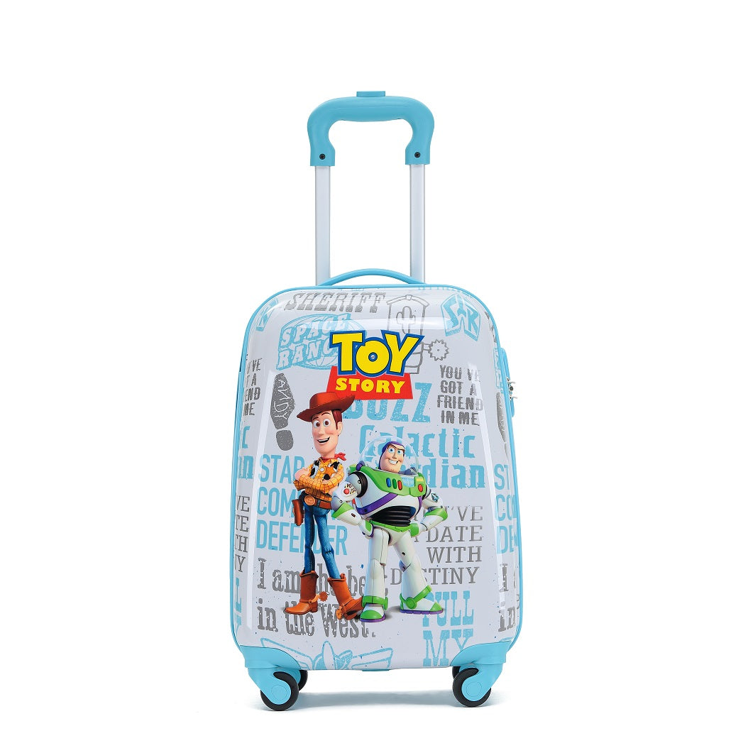 Disney - Toy Story DIS162 17in Small 4 Wheel Hard Suitcase - White-1