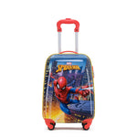 Marvel - Spiderman MAR070 17in Small 4 Wheel Hard Suitcase - White