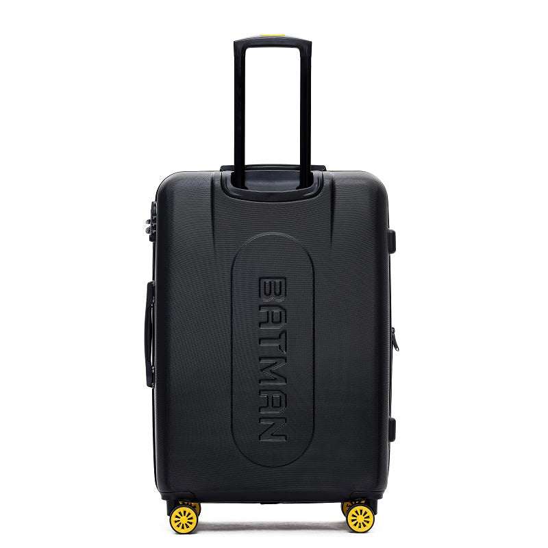 Batman - 28in Large 4 Wheel Hard Suitcase - Black - 0