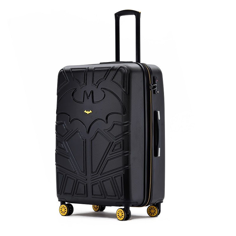 Batman - 28in Large 4 Wheel Hard Suitcase - Black-3
