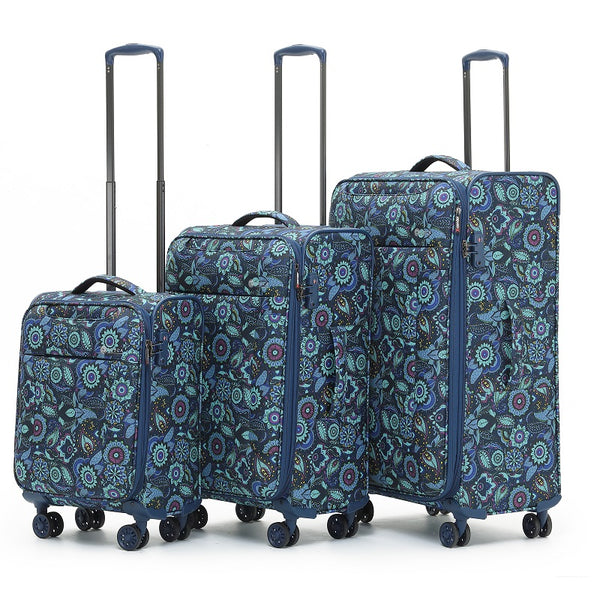Tosca - So Lite 3.0 Set of 3 Suitcases 19in/25in/29in - Paisley