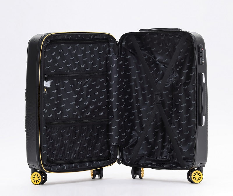 Batman 24in Medium 4 Wheel Hard Suitcase Black Bags To Go