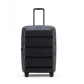 Tosca - Comet 25in Medium 4 Wheel Hard Suitcase - Black - 0