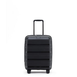Tosca - Comet 20in Small 4 Wheel Hard Suitcase - Black - 0