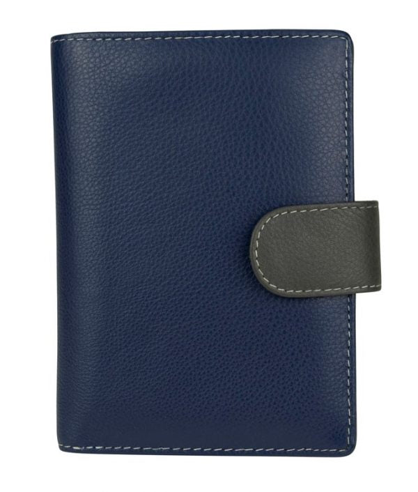 Franco Bonini - 2907 Blue/multi leather wallet