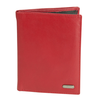 Franco Bonini - Leather Passport & Credit Card Cover - Red