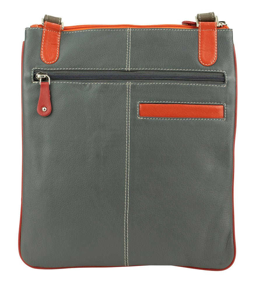 Franco Bonini - 3849 Leather Side Bag - Black/Multi-3