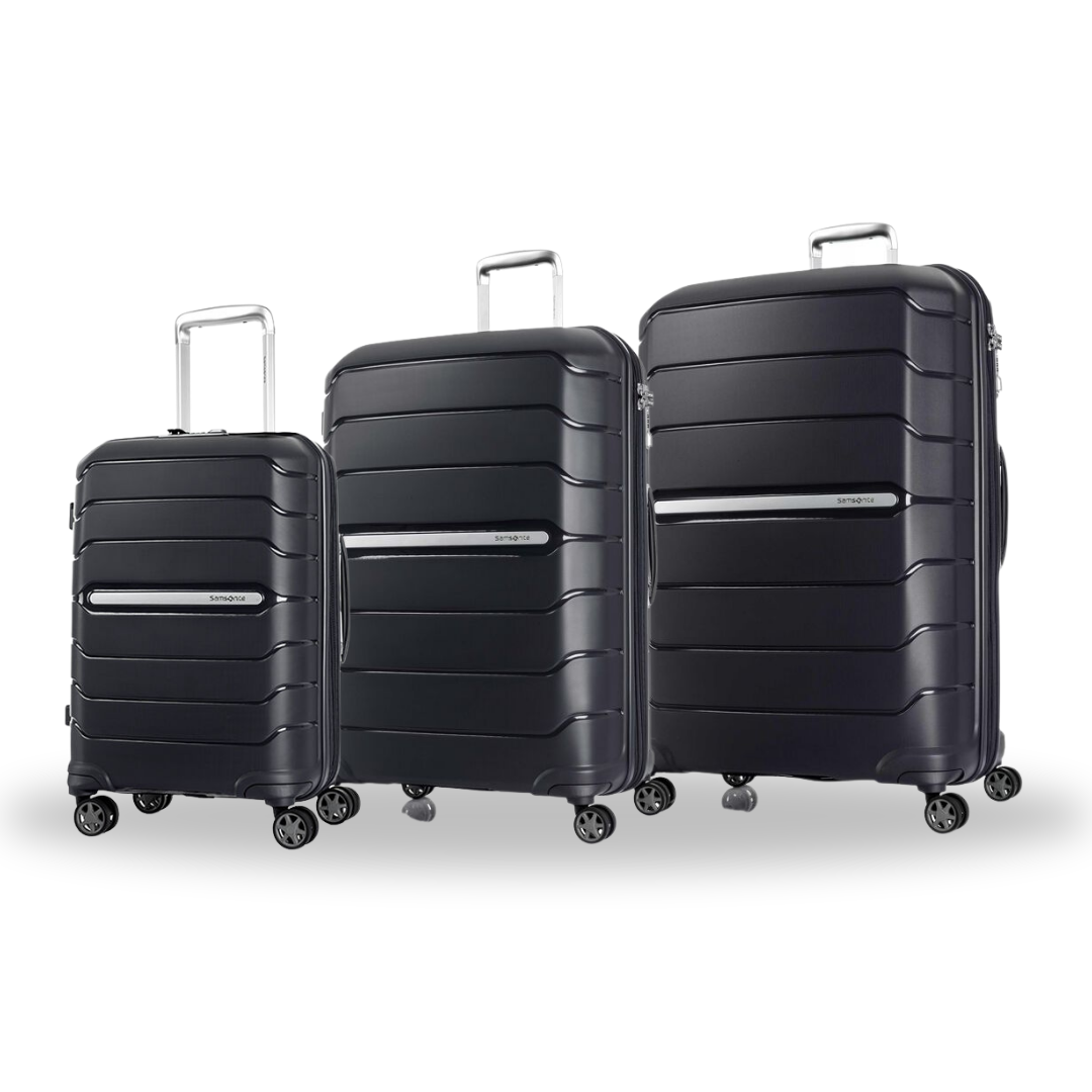 Samsonite- Oc2lite Set of 3 (55-75-81cm) - Black