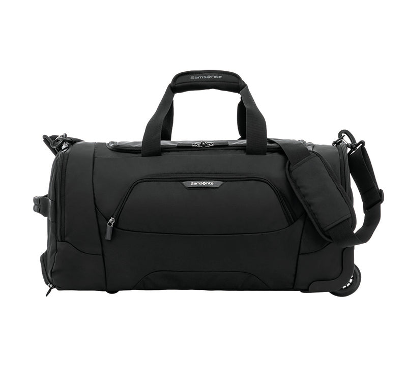 Samsonite - Albi 55cm Wheeled Duffle - Black – Bags To Go
