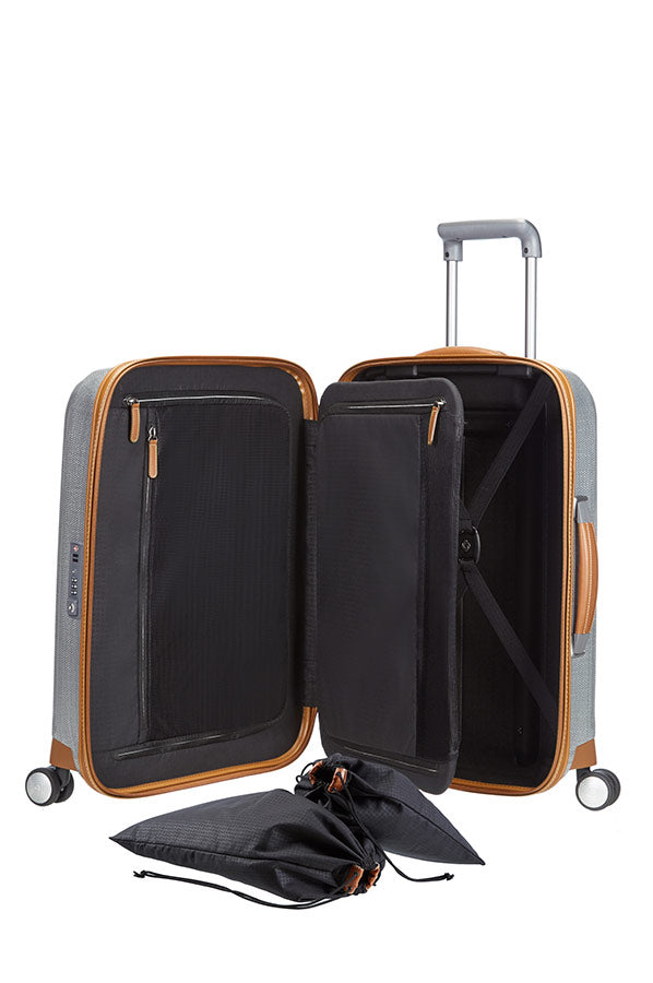 Samsonite - Lite Cube Deluxe 68cm Medium 4 Wheel Hard Suitcase - Aluminium-5