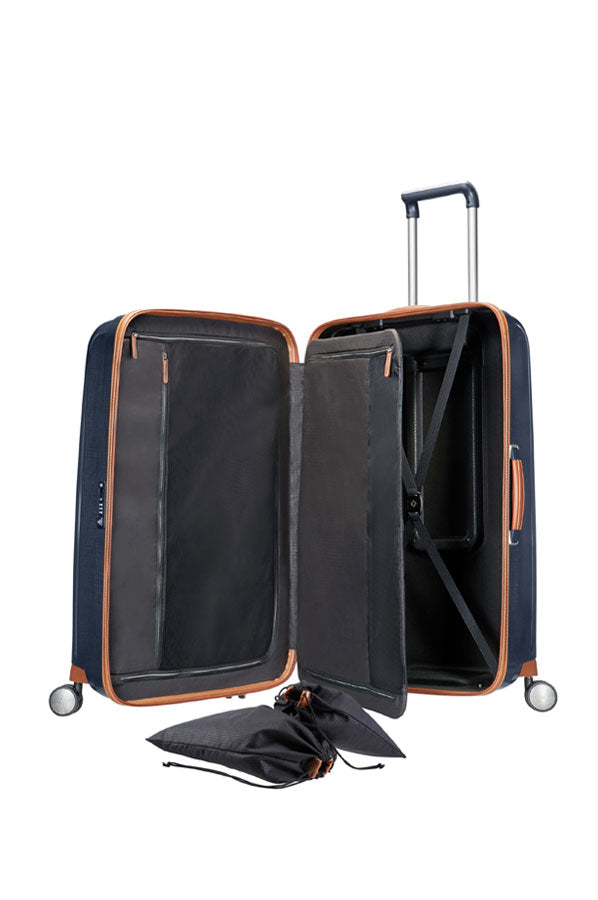 Samsonite - Lite Cube Deluxe 68cm Medium 4 Wheel Hard Suitcase - Midnight Blue-4