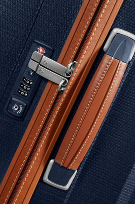 Samsonite - Lite Cube Deluxe 68cm Medium 4 Wheel Hard Suitcase - Midnight Blue - 0