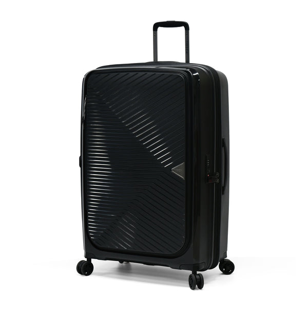 Tosca - Space x 29in Large Dual Opening Suitcase - Black