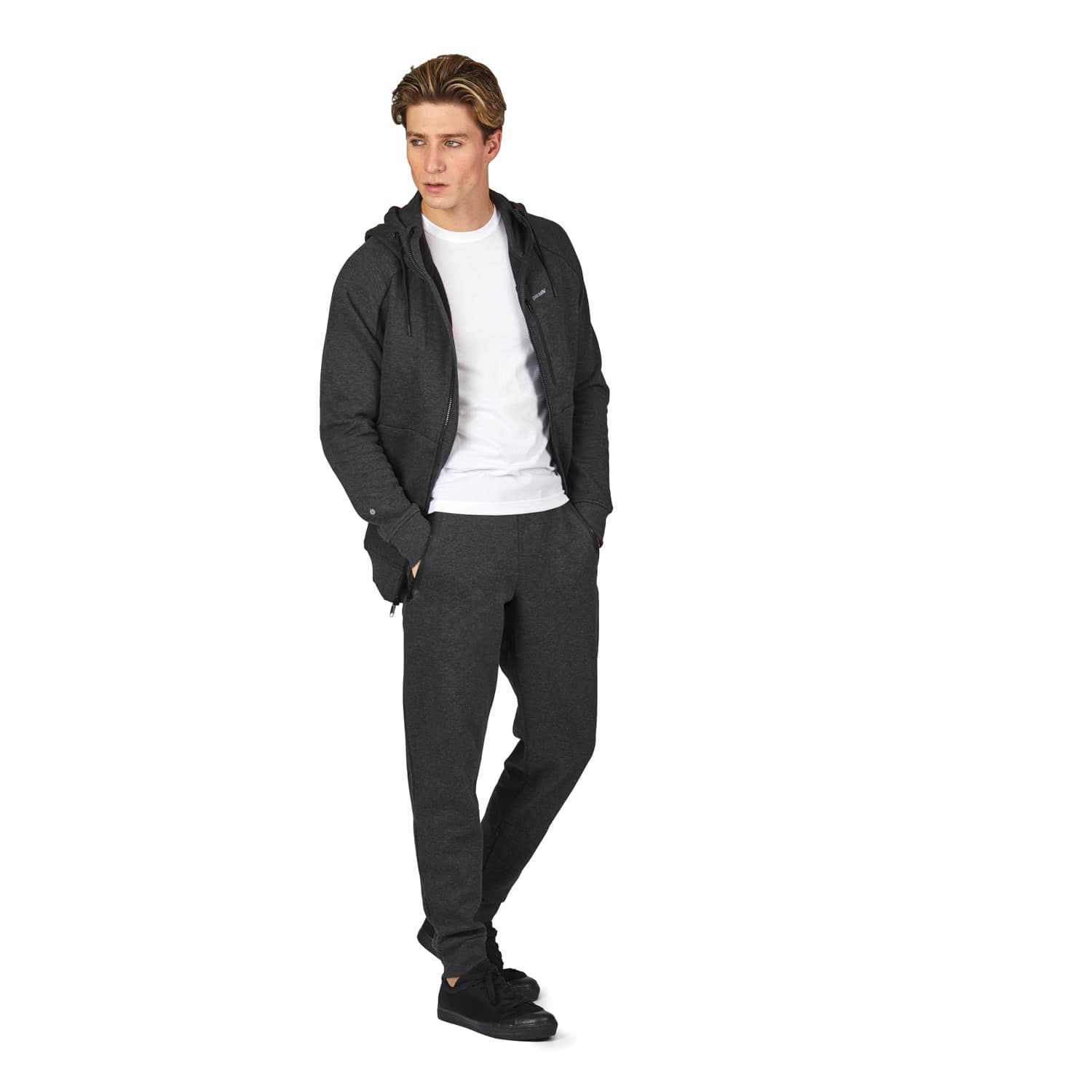 Pacsafe - Transit Mens Anti-Theft Hoodie Extra Large - Charcoal