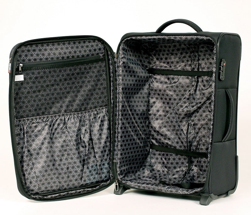 Tosca - So Lite 3.0 25in Medium 2 Wheel Soft Suitcase - Black-4