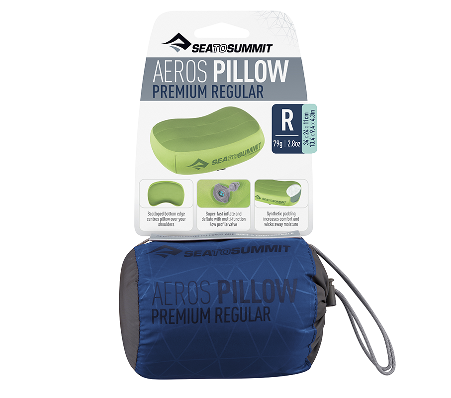 Sea to Summit - Aeros Premium Pillow Regular - Blue-1