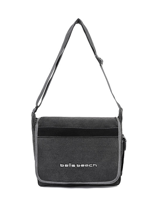 Bells Beach - WK04 Canvas Messenger Bag - Black