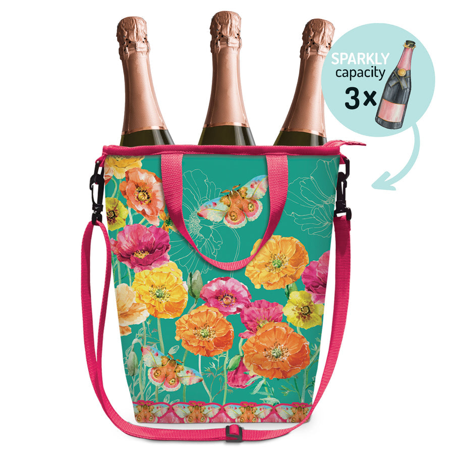 Cooler Bag - Bright Poppies-2