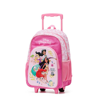 Disney - Princessess Dis213 17in backpack trolley bag - Pink