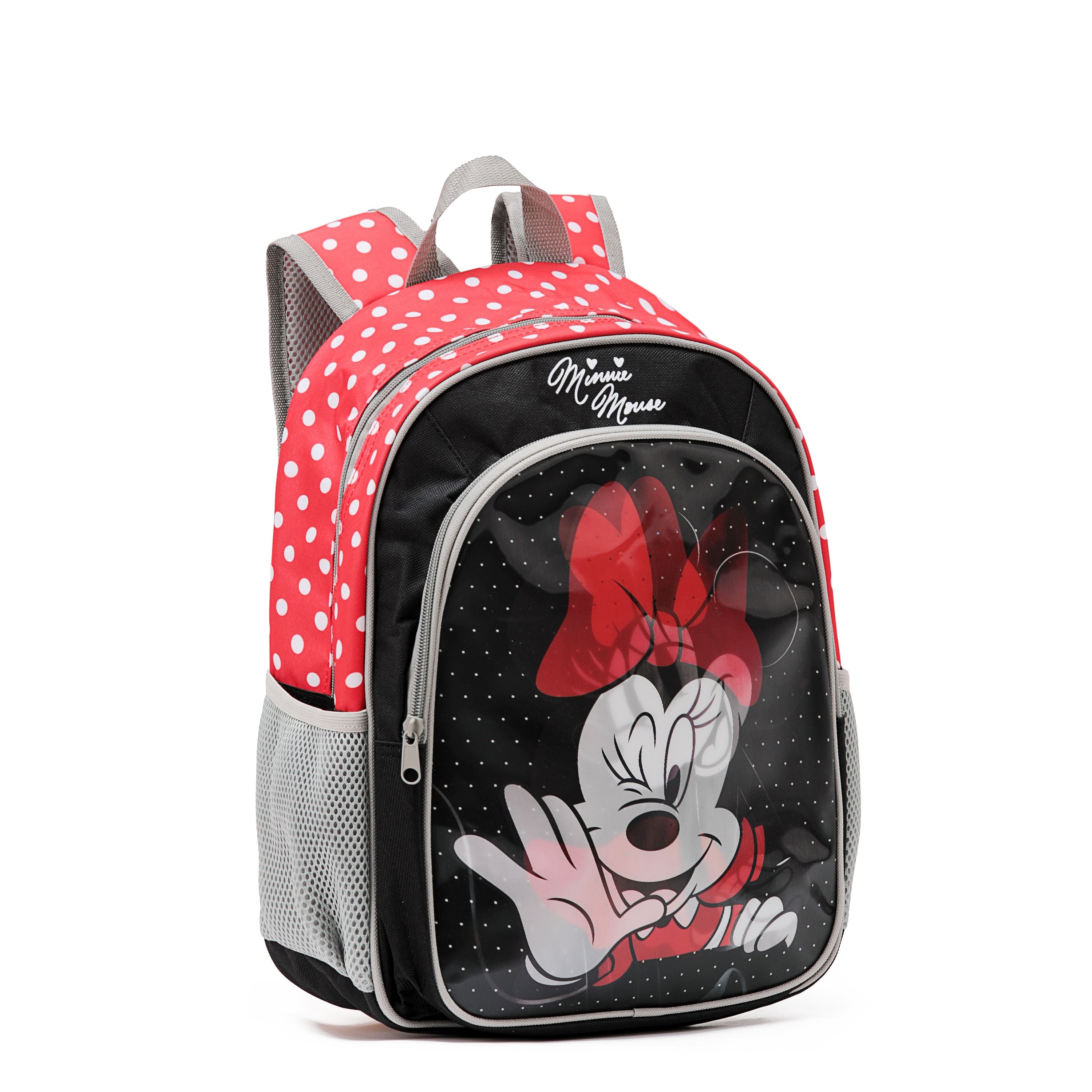 Disney - Minnie Mouse Dis215 15in Hologram backpack - Black/Red-1