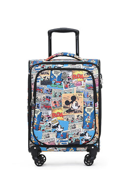 Disney - Comic DIS022 20in 4 wheel Small Soft Suitcase