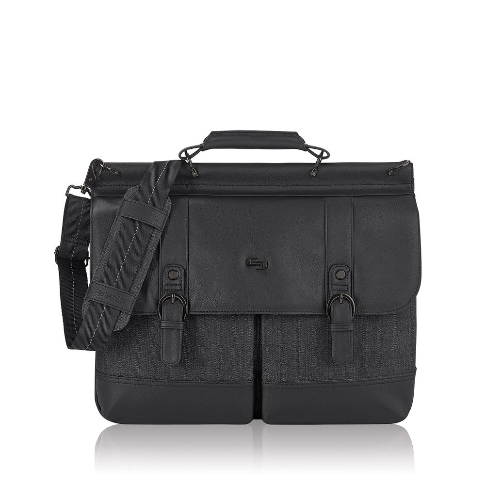 Solo - EXE336-4 Bradford 15.6inch Briefcase - Black