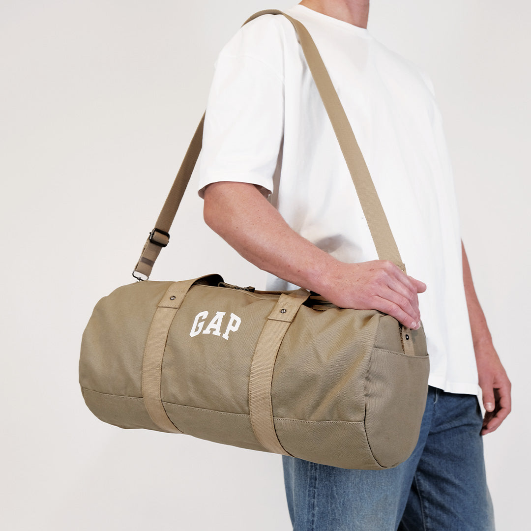 GAP - 26 Canvas Barrel overnight bag - Khaki