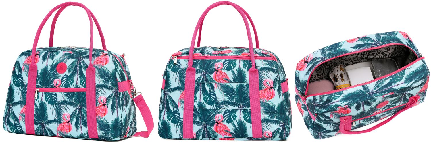 Tosca - TCA935 Fashion Tote/Duffle Bag - Flamingo-4