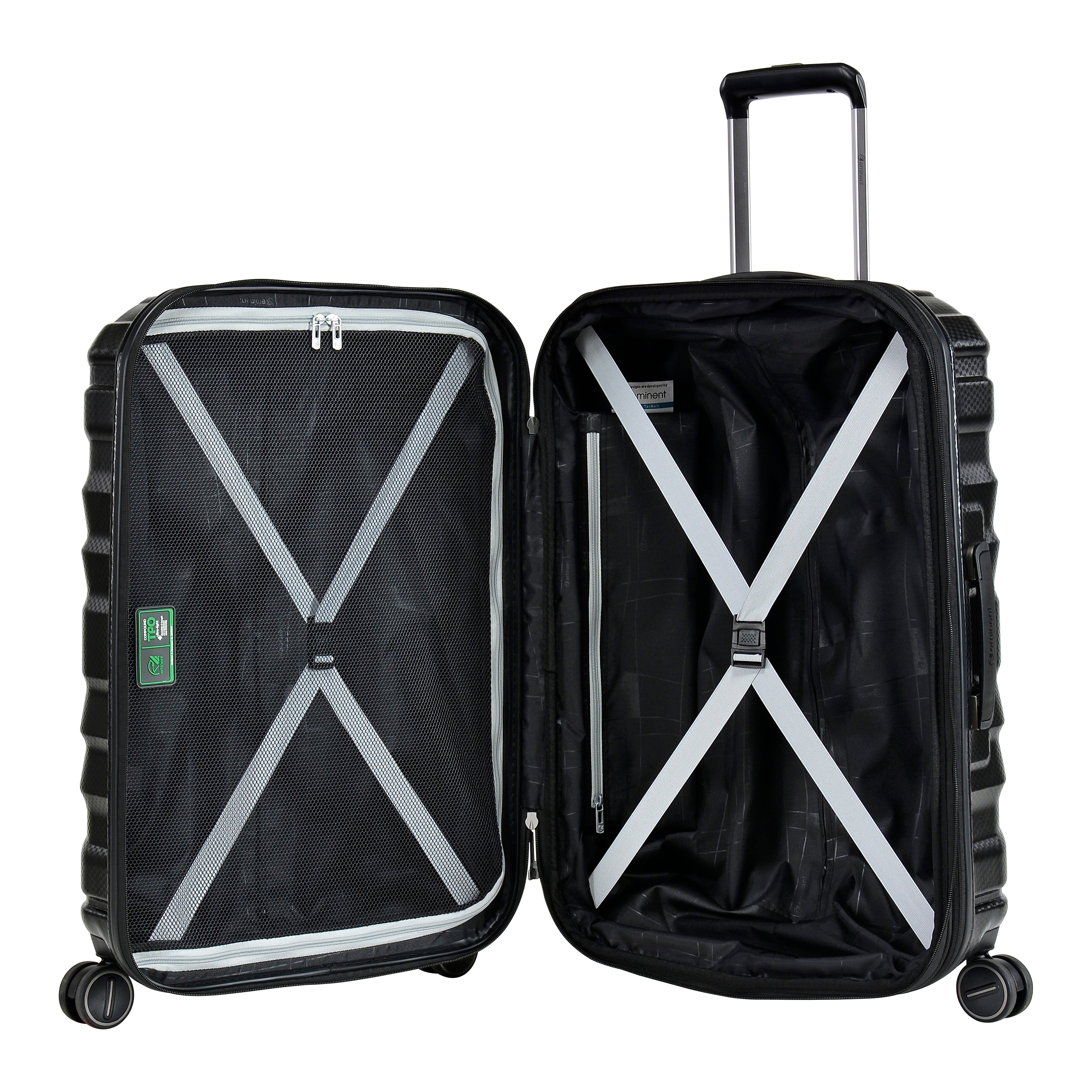 Eminent - KH93 25in Medium TPO Suitcase - Black - 0