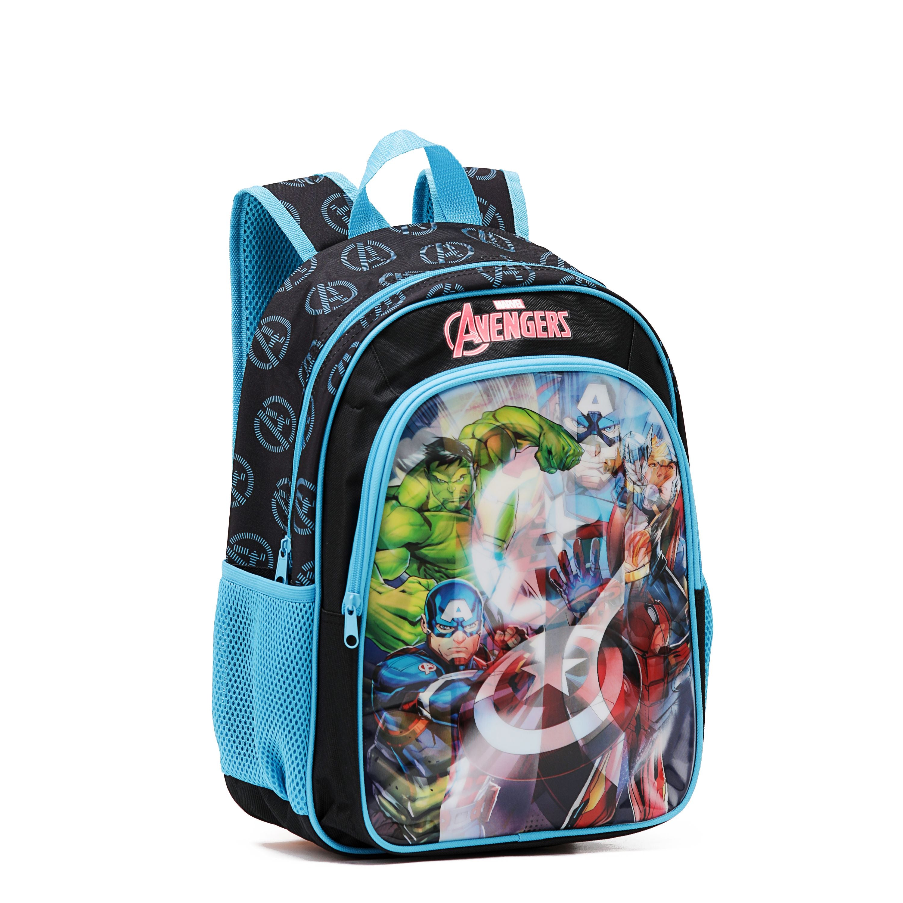 Marvel - Avengers Mar092 15in Hologram Backpack - Black/Blue-1