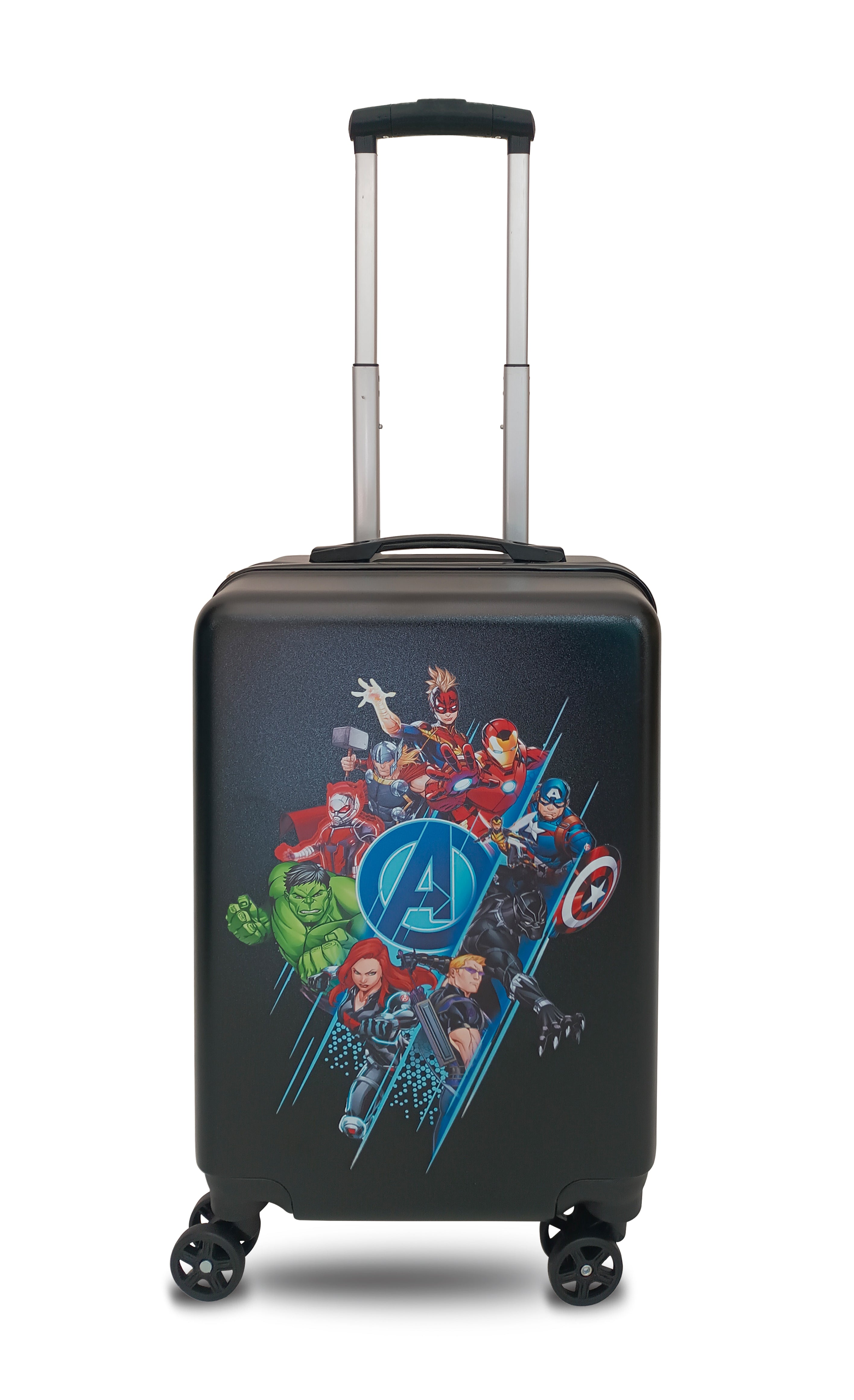Avengers - 20in MAR095 retro onboard suitcase - Black-1