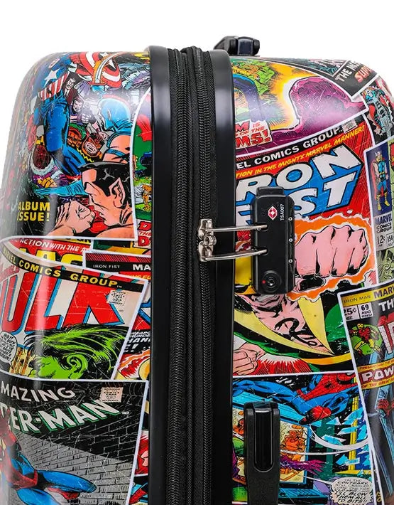 Marvel Avengers Comic Print 28in Large Suitcase MAR019 Bags To Go