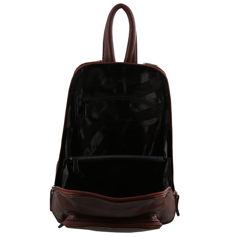 Milleni - NL10767 Leather Backpack - Chesnut