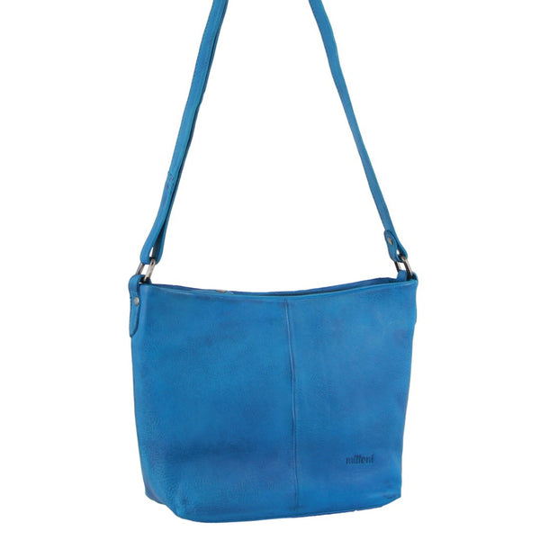 Milleni - NL2789 Leather cross body bag - Aqua