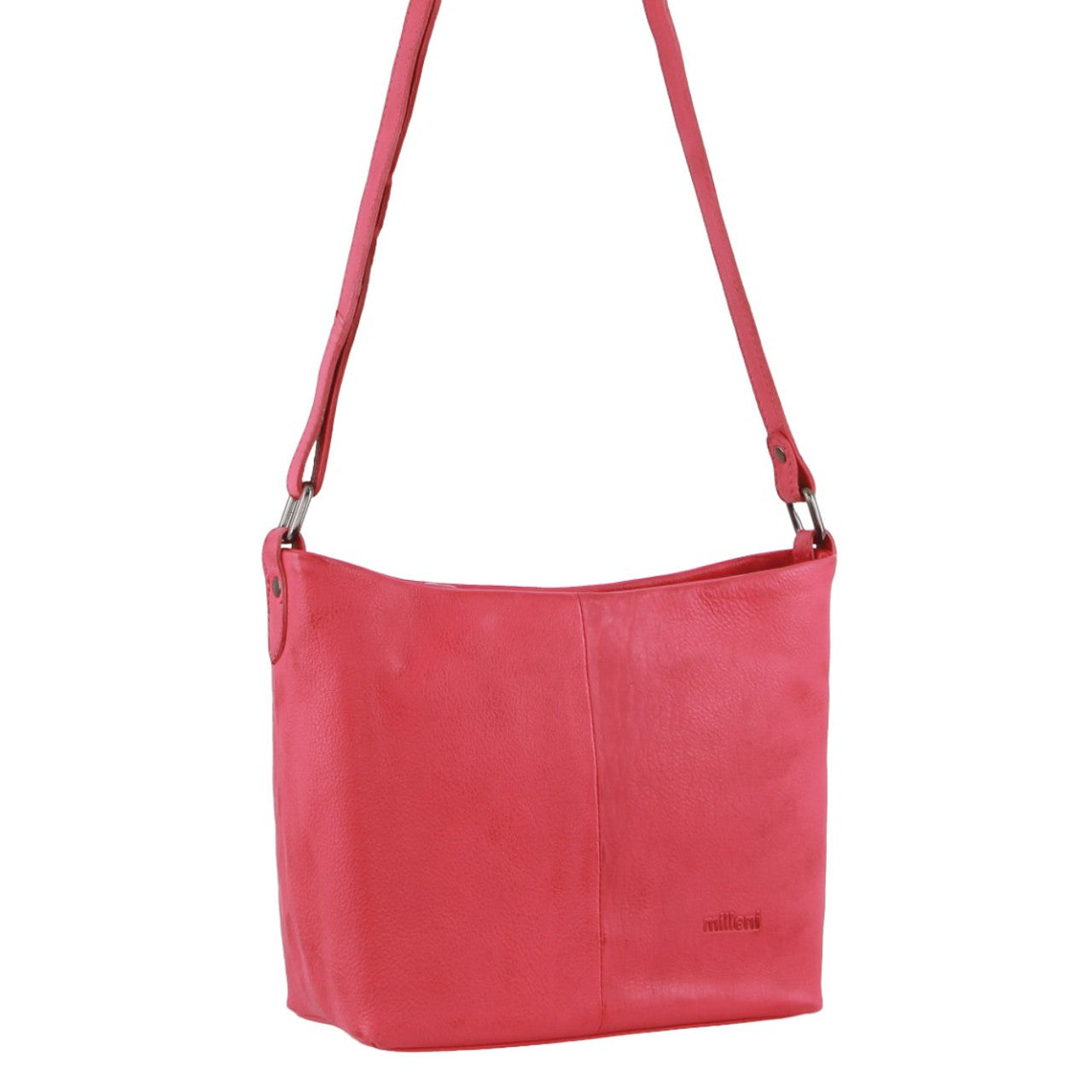 Milleni - NL2789 Leather cross body bag - Pink