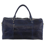 Pierre Cardin - 56cm Leather overnight bag - Midnight Blue