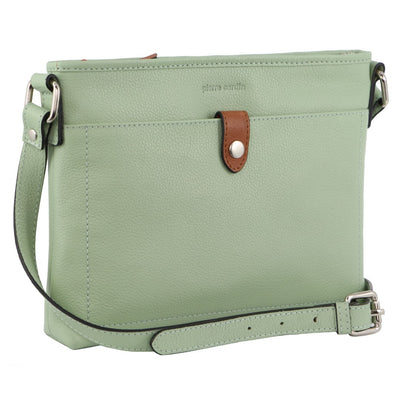 Pierre Cardin - PC3571 Small leather side bag - Jade